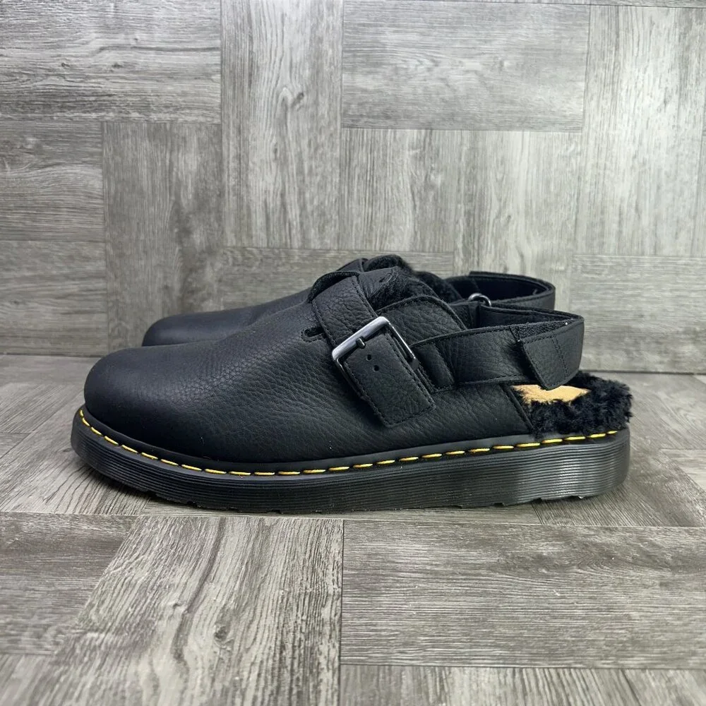 Dr. Marten's Jorge II Men's size 12 Leather Slingblack Lined Mules - Picture 2 of 8